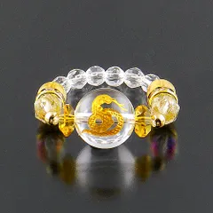金運蛇リング へびの皮お守り付き 新着