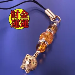 子豚の水晶ストラップ とんとん拍子カード付き 新着