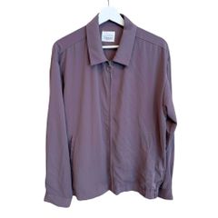 ジュンレッド JUNRed ジャケット 上着 ジップアップ ブルゾン トラッカージャケット シャツ 紫 パープル MZ ■GY70