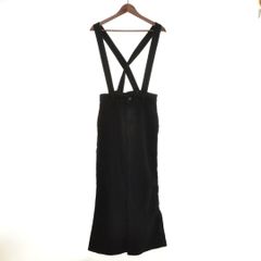 544313 GAP ギャップ ◆デニムパンツ ウォッシュウェル サスペンダー オーバーオール サイズ27 23ss ワイドストレート レディース ブラック