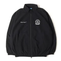【美品】HuberStore フーバーストア ジャケット ブラック 黒 サイズ:L | 25AW エンブレム刺繍 トラックジャケット(Original Emblem Track Jacket) | アウター ブルゾン 上着【メンズ】【中古】\