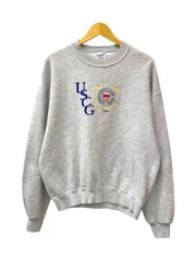 JERZEES (ジャージーズ) プルオーバースウェット トレーナー 刺繡デザイン L グレー メンズ/025