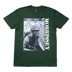 新品 モリッシー MORRISSEY バンド Tシャツ 公式 Make-Up Is A Lie グリーン ザ・スミス Meat Is Murder 正規品 オフィシャル品 Green 公式ライセンス バンT ロックT band tee