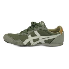 オニツカタイガー Onitsuka Tiger セラーノ SERRANO スニーカー スエード ナイロン ローカット US7.5 25.5cm カーキ 1183B400 /XZ ■GY12