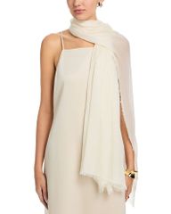 エコー レディース アクセサリー マフラー・ストール・スカーフ シルク Echo Essential Modal Silk Scarf Cream クリーム