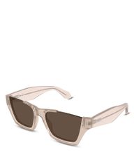 アライア レディース アクセサリー サングラス・アイウェア Alaia Rectangular Sunglasses 58mm Pink ピンク