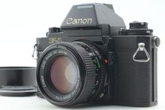 상태좋음 Canon New F-1 AEファインダー NEW FD 50mm F1.4 動作良好 EF-2379