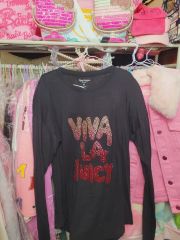 JUICY COUTURE ジューシークチュール ロングスリーブ ブラック VIVA LA JUICY 新商品