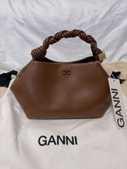 新品 GANNI ブラウン スモール Bou バッグ 定価¥ 81,000