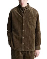 アーペーセー メンズ トップス シャツ コーデュロイ コットン APC Surchemise Mateo Cotton Pocket Corduroy Shirtaupe トープ
