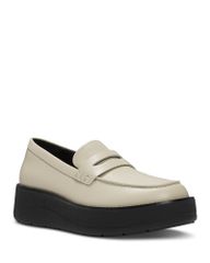 フィットフロップ レディース シューズ スリッポン・ローファー レザー FitFlop Womens GenFF Roam Leather Loafers Hazy Taupe トープ