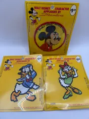 【未開封】70s 80s USA製 ヴィンテージ ディズニー ワッペン 3点 セット
