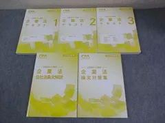 CPA会計学院 公認会計士講座 企業法 テキスト1-3/会社法条文解説/論文対策集 2026年合格目標 未使用品多数 5冊 096L4D