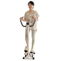 【理学療法士監修】Aspiracion ステッパー 静音 ステッパー健康器具 足踏み健康器具 運動器具 ウォーキングマシン 有酸素運動 ハンドル付き 高齢者向け 運動初心者向け 耐荷重100kg 30分連続使用mt b8baa7f6