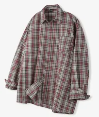 ムーブン ヴィンテージ CHECK シャツ レッド