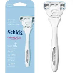 Schick(シック) ハイドロシルク サロンプラス ホルダー(刃付き) スキンガード付 女性用 カミソリ ホワイト