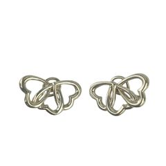 TIFFANY＆Co ティファニー イヤリング トリプルハート ビッグ シルバー系 SV925 レディース ヴィンテージ 希少 ラージサイズ 美品