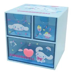 ケイカンパニー(K Company) サンリオキャラクターズ ミニキャラチェスト シナモロール CMCH1-CN H9×W9×D8.6cm