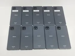 【美品】AQUOS sense6 SH-54B/64GB/Android/ブラック/アンドロイド/スマートフォン/アクオス/10台まとめ売り!