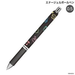 (新品) カミオジャパン キャラクター エナージェルボールペン 0.5 たまごっち　ドット  速乾 ゲルインキボールペン