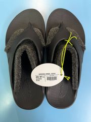 ウーフォス OOFOS Ooriginal ウーオリジナル リカバリーサンダル メンズ レディース トングタイプ ブラック 24.0cm [並行輸入品]