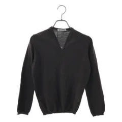 JIL SANDER / ジルサンダー | ウール Vネックニット | ブラウン | レディース