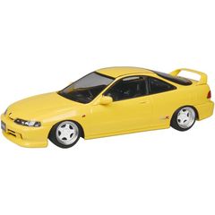 アオシマ プラモデル 1/32 楽プラ No.22CU-SY ホンダ DC2 インテグラ タイプR カスタムホイール サンライトイエロー