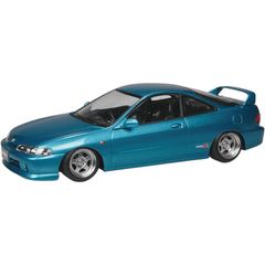 アオシマ プラモデル 1/32 楽プラ No.22CU-MG ホンダ DC2 インテグラ タイプR カスタムホイール メタリックグリーン