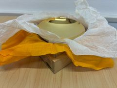 記念品・ 비매품 金杯 金盃 24K GP 千葉県防犯協会長 木箱付き