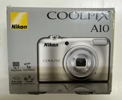 Nikon COOLPIX A10 シルバー　乾電池式コンパクトデジタルカメラ｜在庫あり