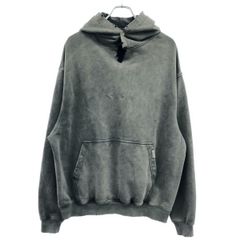 REPRESENT リプレゼント Blanks ダメージスウェットプルオーバーパーカー グレー M