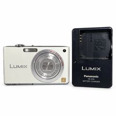 Panasonic LUMIX DMC-FX33 ホワイト デジカメ 動作確認済み 充電器付