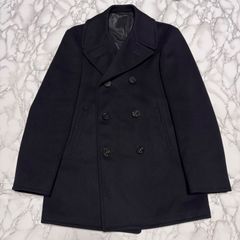 希少 U.S.NAVY 50s vintage ピーコート Pコート メルトン ダブル ジャケット コート