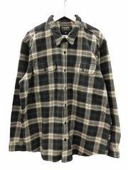 フィルソン FILSON VINTAGE FLANNEL WORK SHIRTS 11010689 ヴィンテージ フランネル ワークシャツ XXL ブラック チェック柄 ネルシャツ 長袖 ボタンシャツ トップス