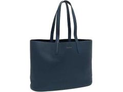 TIFFANY＆Co ティファニー トートバッグ - - ブルー系 レザー レディース 美品