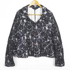 꼼데가르송 꼼데가르송 COMME des GARCONS COMME des GARCONS コムコム RM-J029 フラワーレースジャケット M ブラック AD2013 2sa7958