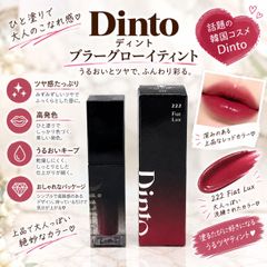 ◇993【新品/#222】Dinto ディーント ブラーグロイリップティント 222 フィーアトルクス Fiat Lux 韓国コスメ ツヤ感 透明感 軽いつけ心地 リップティント 3.5g