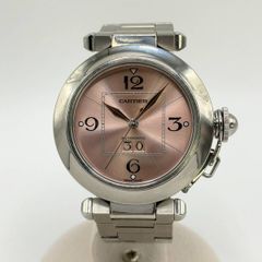 Cartier カルティエ パシャC ビッグデイト 2475 ピンク 自動巻 腕時計 25年8月OH済 仕上げ済