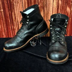 REDWING 8084 アイアンレンジャー 2021年製 US8D 26cm ブラックハーネス ビブラムソール レッドウィング レースアップブーツ