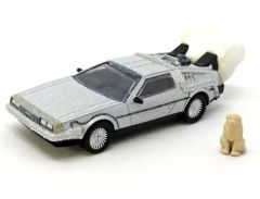 중고 ミニカー 1/64 デロリアン Part.1-凍結Ver.- 「ホビー 가챠 バック・トゥ・ザ・フューチャー デロリアン タイムマシン -SECOND EDITION-」