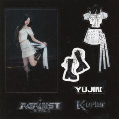 중고 シール・ステッカー ユジン Kep1er ステッカーシート 「CD AGAINST THE WORLD 通常盤」 封入特典