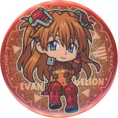 중고 バッジ・ピンズ 式波・アスカ・ラングレーB 缶バッジ 「ガシャポン 쿠지 シン・エヴァンゲリオン劇場版あそーと」 C상