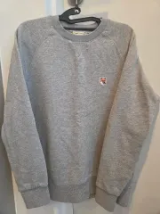 Maison Kitsuné メゾンキツネ スウェット グレー S ユニセックス 正規品