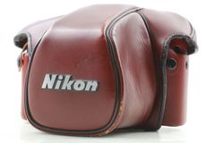 상태좋음 Nikon ニコン CF-20 純正レザーケース Nikon F3用 ブラウン カメラケース EF-2299