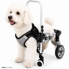 【送料無料】F2939◆未使用 YEMAOLV 犬用車椅子 4輪 小型 歩行補助器 ハーネス付き 軽量 安定設計 サイズ調整可能 小