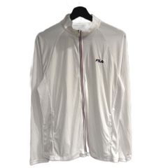 フィラ FILA ブルゾン ジャケット ジップアップ ロゴ L 白 ホワイト 426-288 ■OFP3