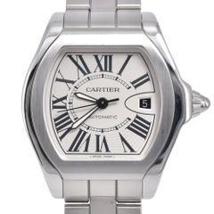 カルティエ CARTIER W6206017 ロードスター LM シルバー 自動巻き メンズ 美品 保証書付き 腕時計 N#151017