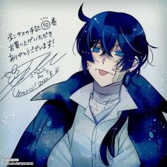 중고 紙製品 ヴァニタス 描き下ろし複製ミニ色紙 「コミックス ヴァニタスの手記 第10巻」 アニメイト購入特典