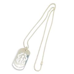 CHROME HEARTS 상태매우좋음 クロムハーツ D/TAG DAGGER ダガー カットアウト ドッグタグ ネックレス インボイス・袋付属 シルバー チョーカー チャーム クロム アクセサリー Aランク 중고 鑑定済