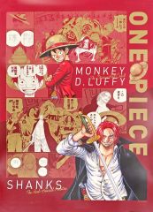 중고 ポスター A全アートポスター モンキー・D・ルフィ＆シャンクス 「 원피스 」